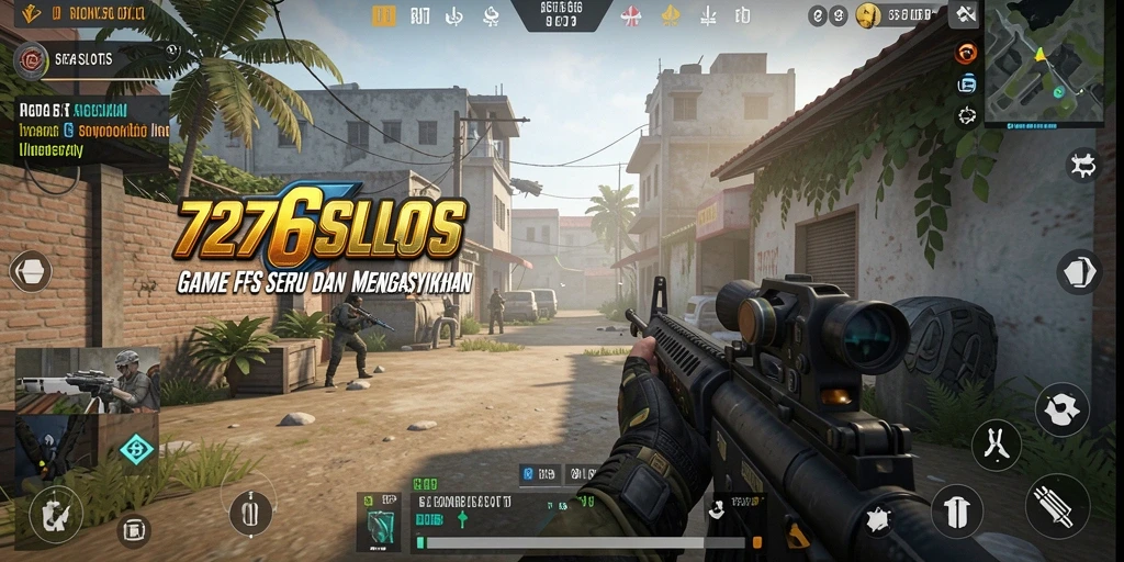 Tampilan gameplay menarik dalam 7276SLOTS dengan aksi FPS intens.