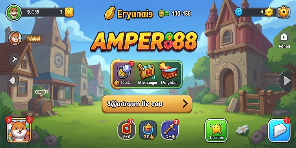 Tampilan gameplay AMPER88 yang menarik dan menyenangkan.