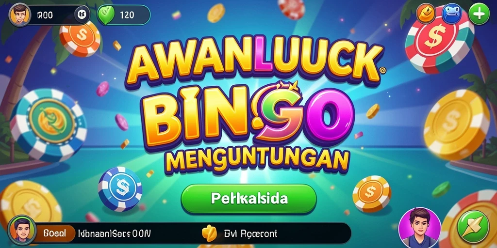 Screenshot gameplay AWANLUCK menunjukkan suasana seru permainan Bingo.