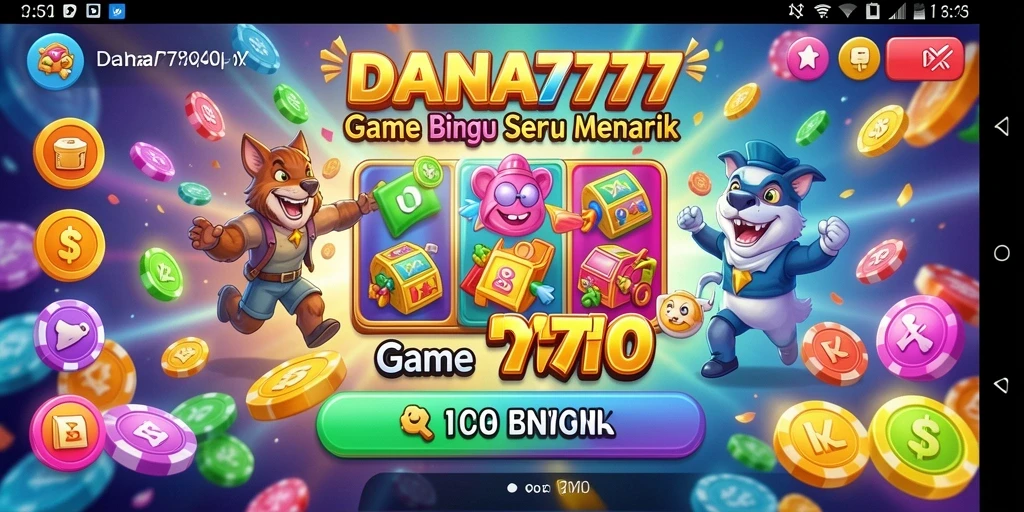 Tampilan gameplay DANA777 yang menyenangkan dan interaktif dalam permainan Bingo.