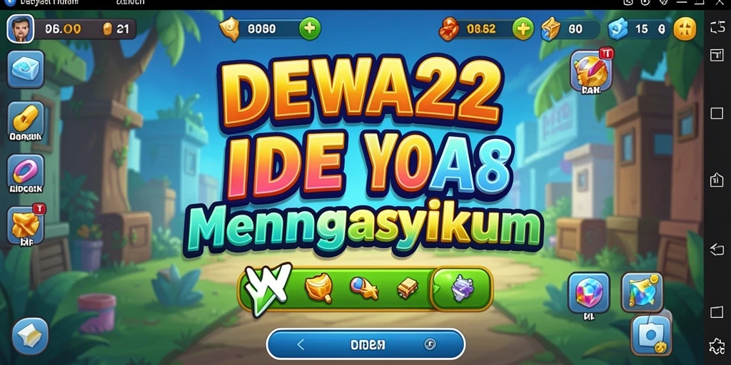 Tampilan gameplay DEWA22 yang menarik dan penuh warna.