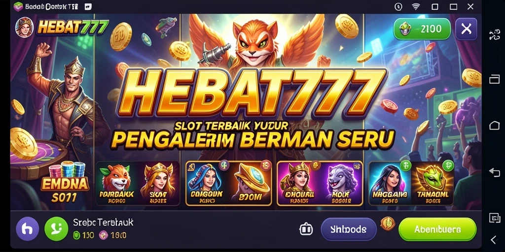 Tampilan permainan HEBAT777 yang menarik dan menyenangkan.