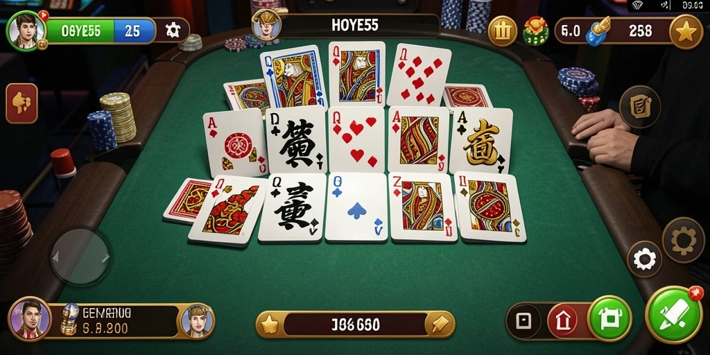 Tampilan gameplay seru dan interaktif dari HOYE55.