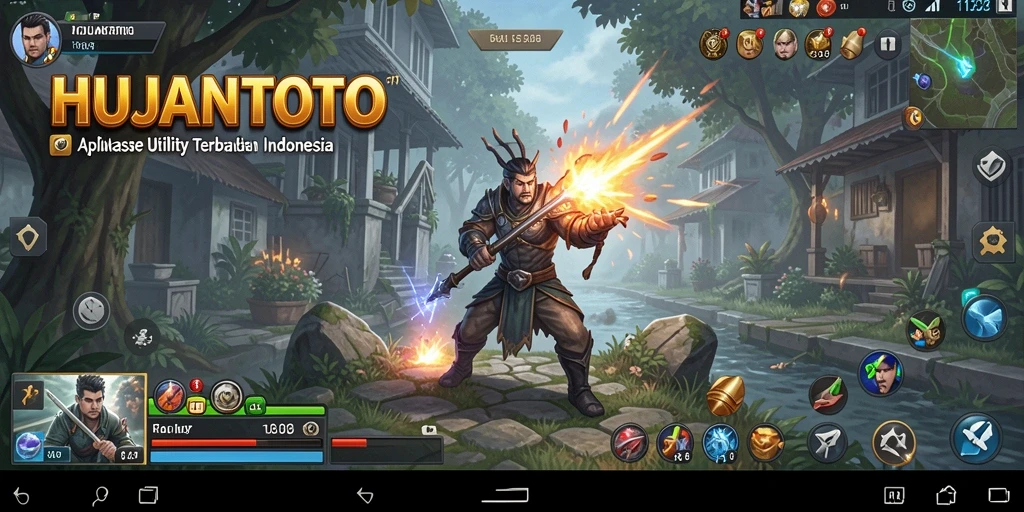 Tampilan antarmuka HUJANTOTO yang menarik dan fungsional.