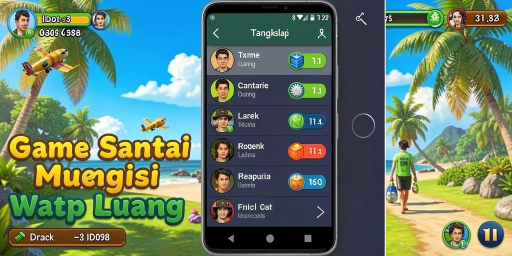 Tampilan gameplay seru dan penuh warna dari ID098.