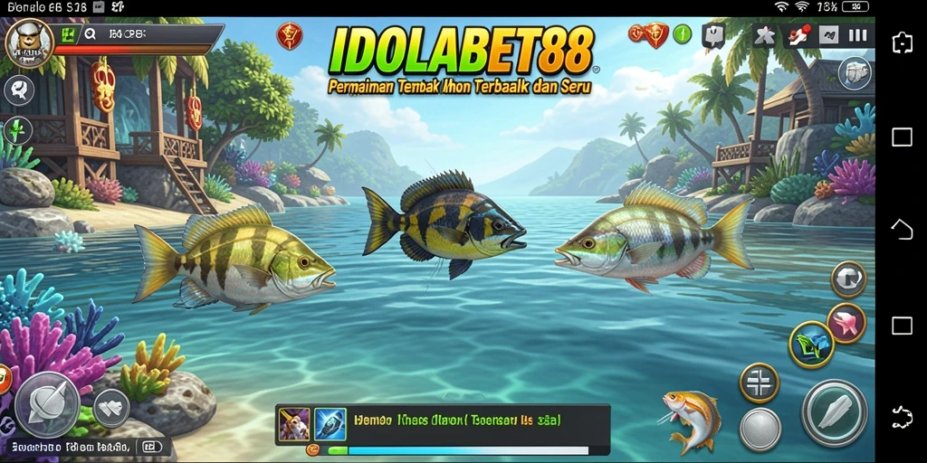 Gameplay seru Tembak Ikan di IDOLABET88 dengan grafis menarik.