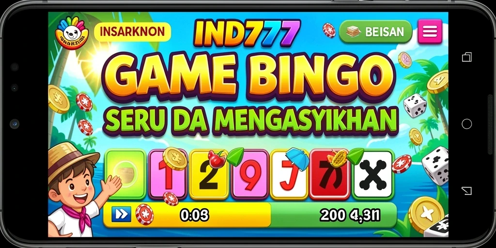 Tampilan seru gameplay Bingo di IND777 yang membuat ketagihan.