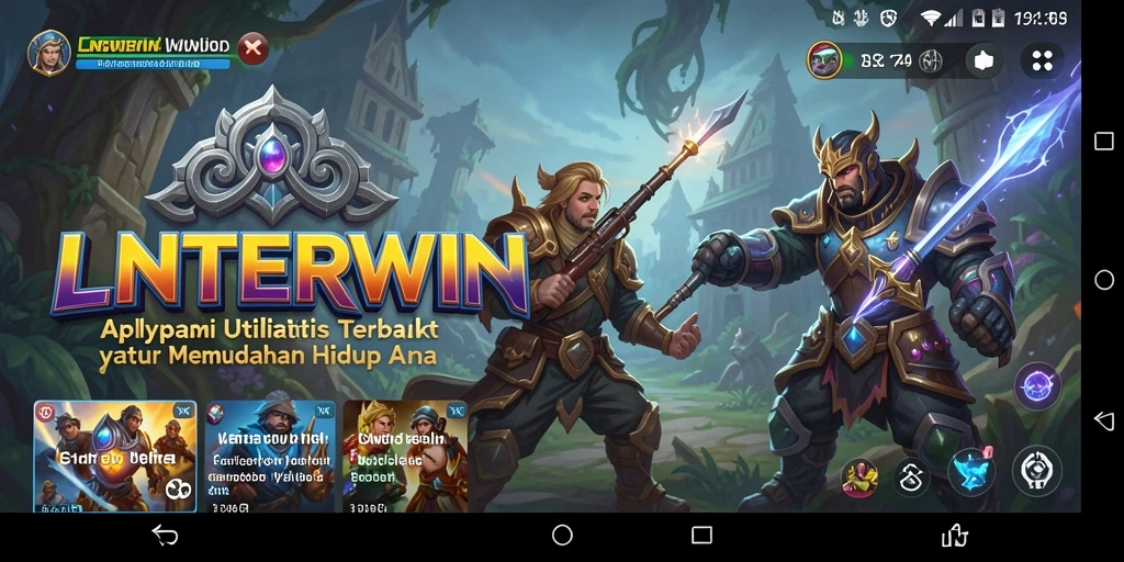 Antarmuka LNTERWIN yang intuitif dan fungsional.
