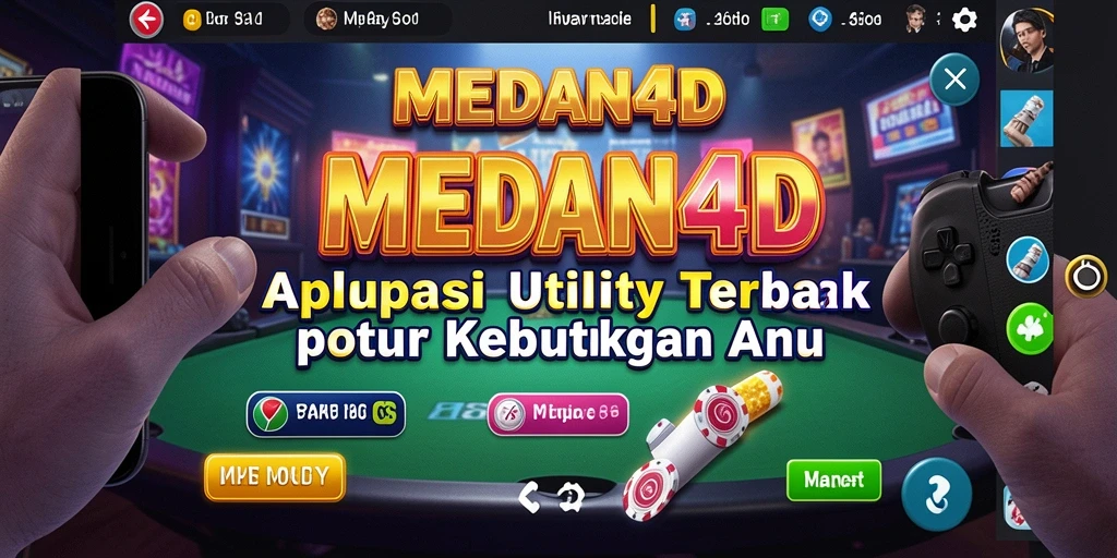 Tampilan antarmuka MEDAN4D yang modern dan intuitif.