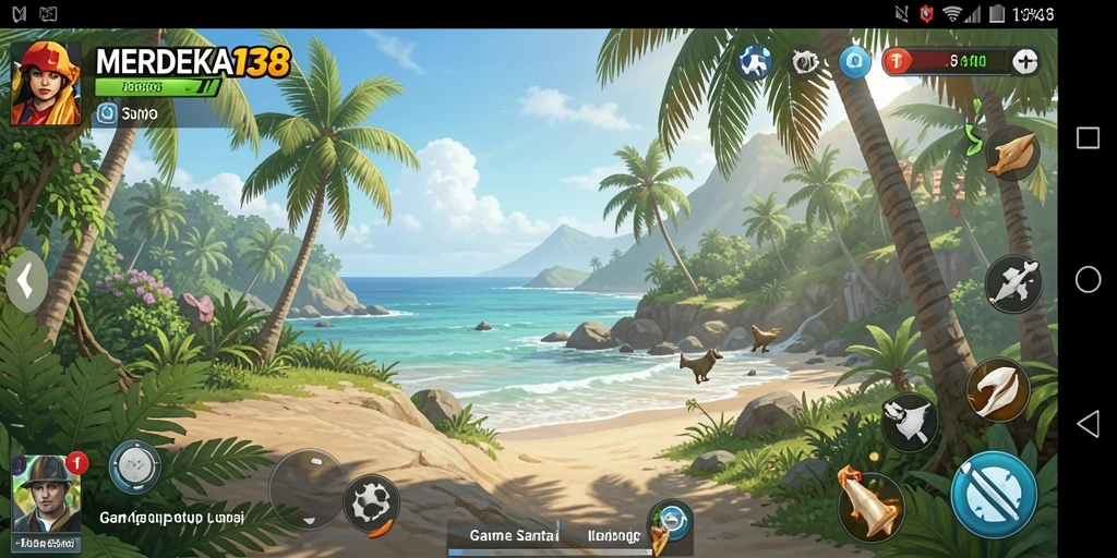 Tampilan menarik dari gameplay casual MERDEKA138