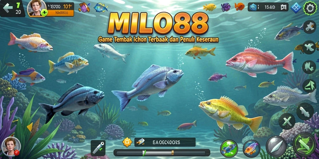 Tangkapan layar gameplay Tembak Ikan yang penuh aksi dan seru.