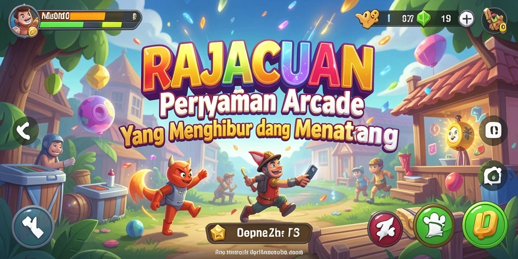 Screenshot gameplay RAJACUAN menampilkan aksi seru dan grafis menawan.