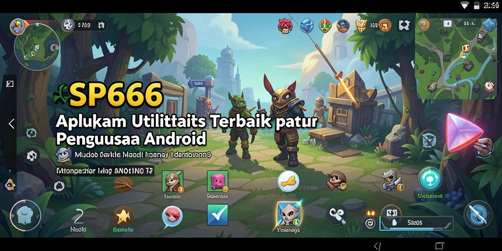 Tampilan antarmuka aplikasi SP666 yang menarik dan fungsional.